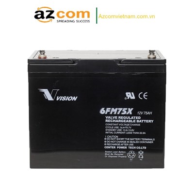 Ắc quy Vision 6FM75-X (12V 75Ah)