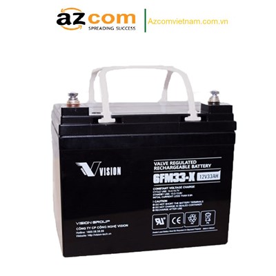 Ắc quy Vision  6FM33-X (12V, 33Ah)