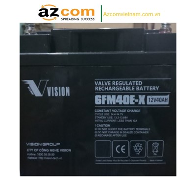 Ắc quy Vision 6FM40-X (12V 40Ah)