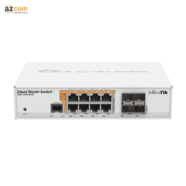 Switch chia mạng Mikrotik CRS112-8P-4S-IN